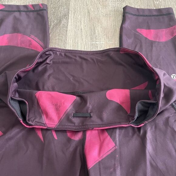 Lululemon All Sport Crop Leggings - Size 10 - Picture 5 of 7